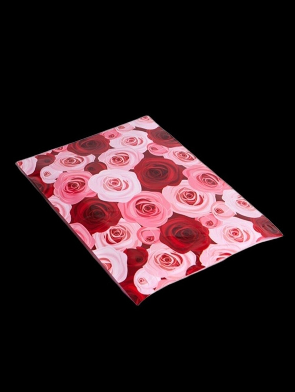 20ct. 10x13 Pink & Red Roses Polymailers Random Thank Cards/Stickers - Picture 3 of 7